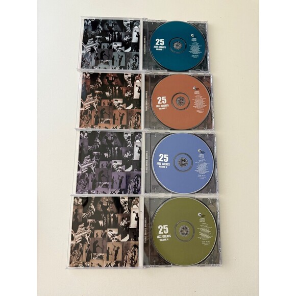 100 Jazz Greats Volume 1 2 3 4 Time Music 4 CD Set EX - Picture 6 of 6